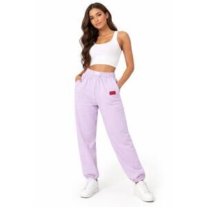 Pastel Lavender Joggers Soft Girl Cozy Athleisure Sweatpants